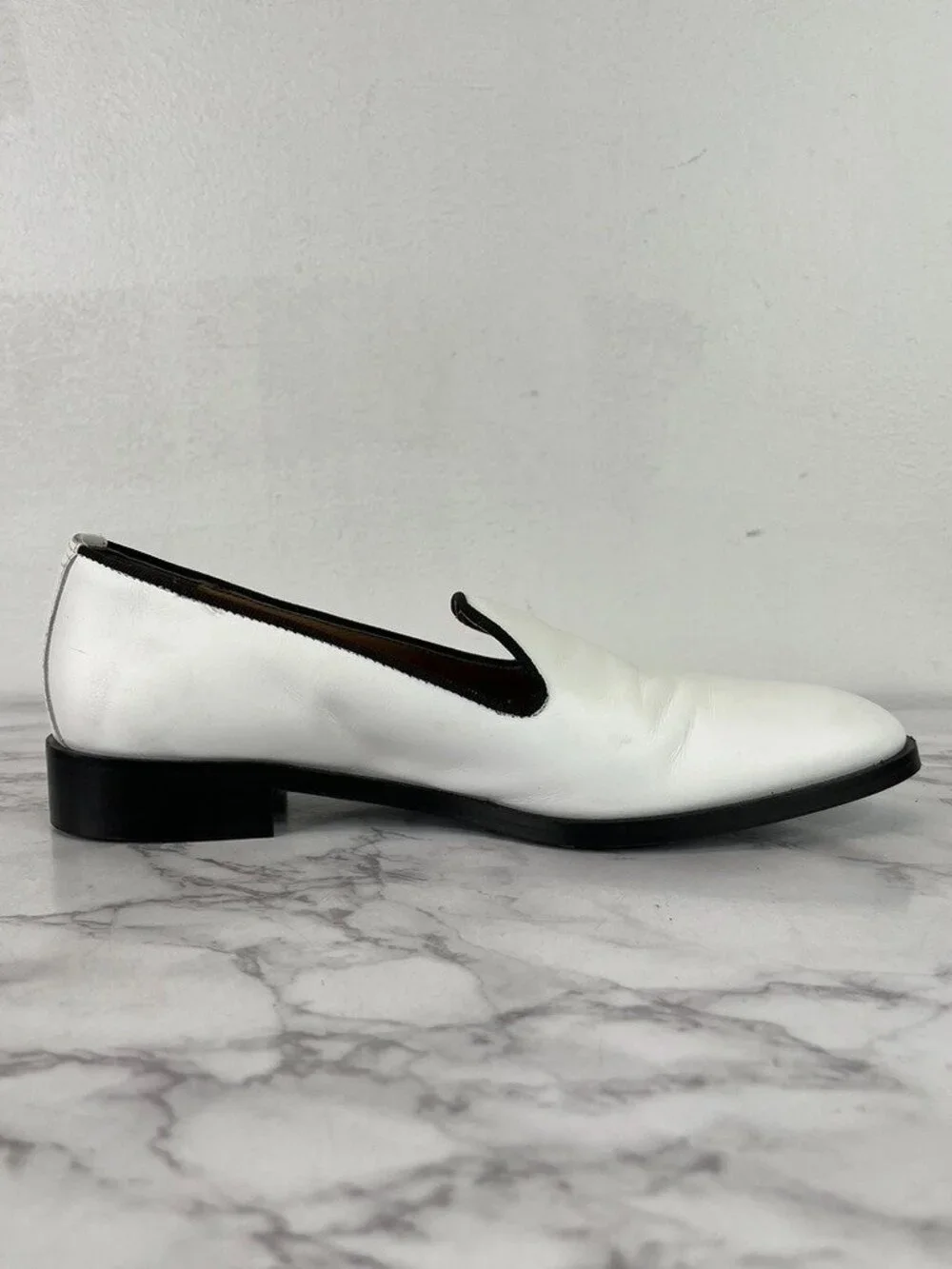 Everlane Women's The Modern Smoking White Loafer sz 9.5